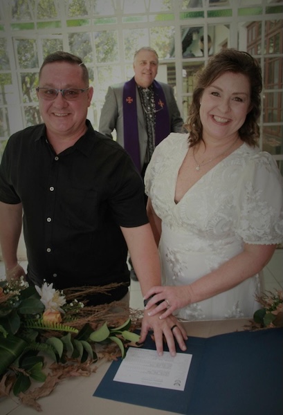 Wedding ceremony by Dr. Gerrit Rademeyer in Blue Downs