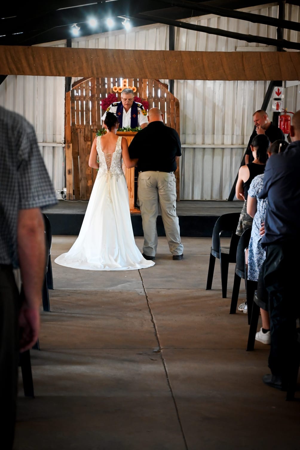 Wedding ceremony by Dr. Gerrit Rademeyer in Blue Downs