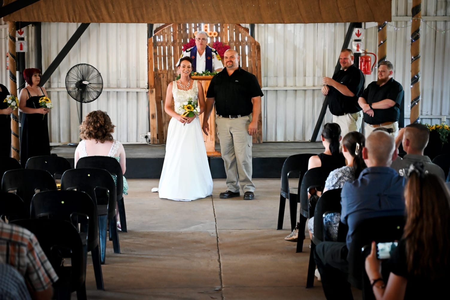 Wedding ceremony by Dr. Gerrit Rademeyer in Blue Downs